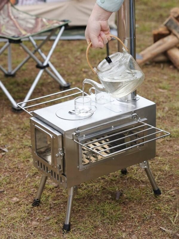 Portable Stainless Steel Wood Stove