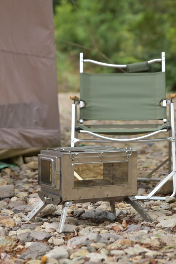 Outdoor Double-sided Glass Wood Stove