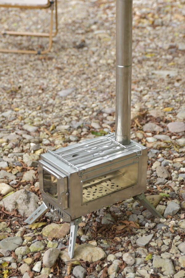 Outdoor Double-sided Glass Wood Stove