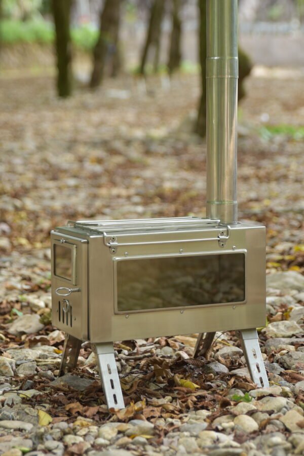 Outdoor Single-sided Glass Wood Stove