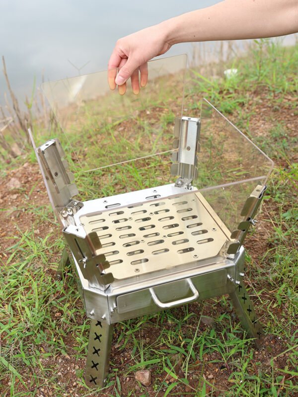 Outdoor Four-sided Glass Fire Pit