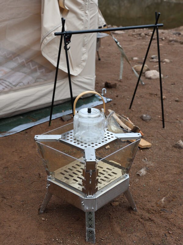 Outdoor Four-sided Glass Fire Pit