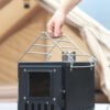 Outdoor Stainless Steel Desktop Wood Stove