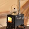 Outdoor Stainless Steel Desktop Wood Stove