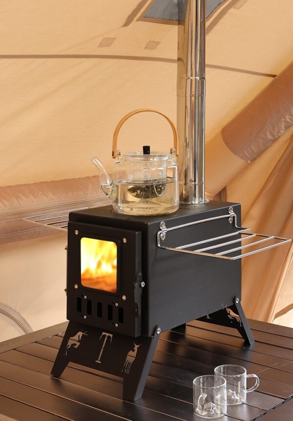 Outdoor Stainless Steel Desktop Wood Stove