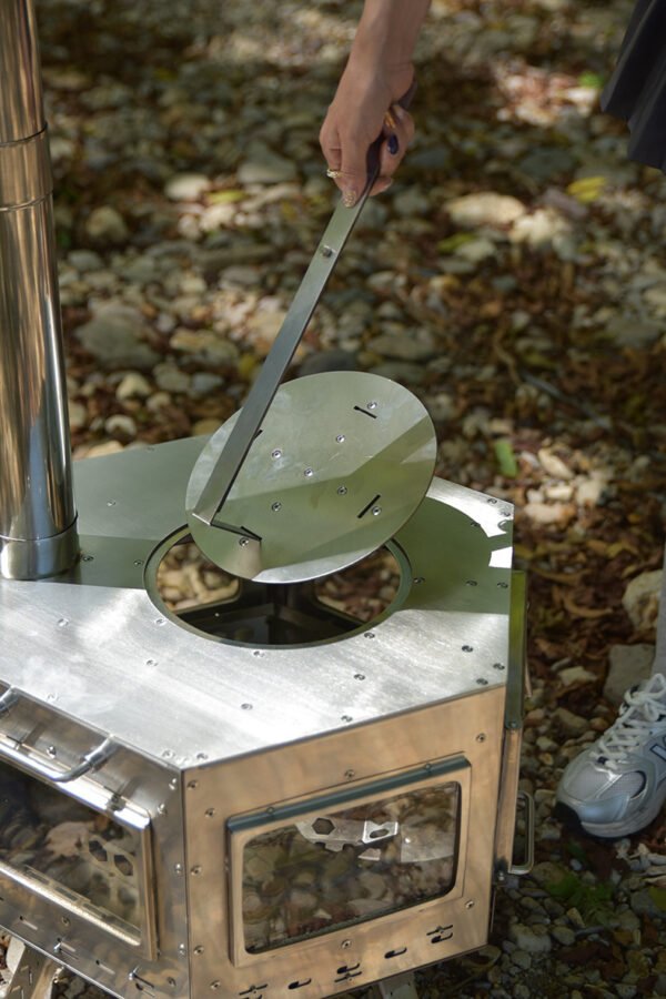 Outdoor Stainless Steel Multifunctional Hexagonal Stove