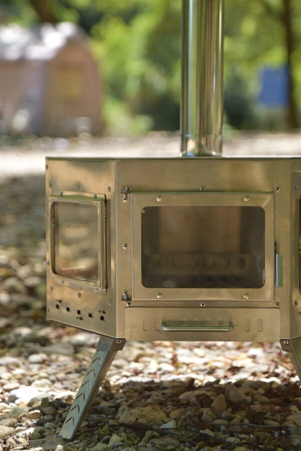 Outdoor Stainless Steel Multifunctional Hexagonal Stove