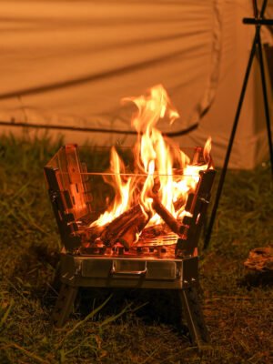 Outdoor Four-sided Glass Fire Pit