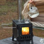 Outdoor Stainless Steel Desktop Wood Stove