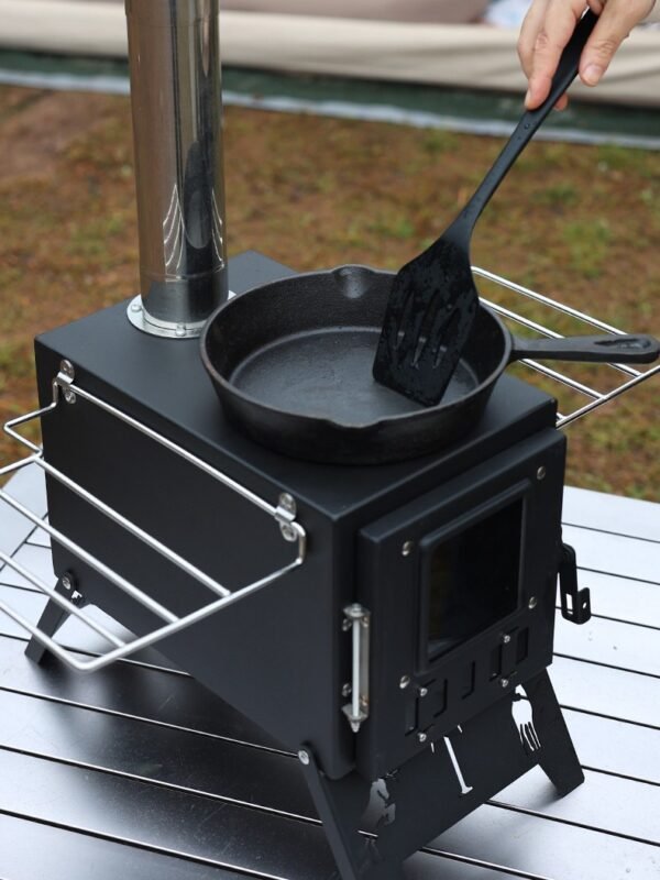 Outdoor Stainless Steel Desktop Wood Stove