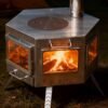 Outdoor Stainless Steel Multifunctional Hexagonal Stove