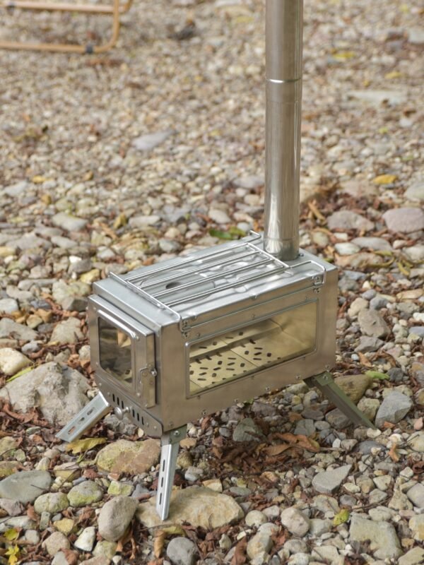 Outdoor Double-sided Glass Wood Stove