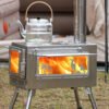 Portable Stainless Steel Wood Stove