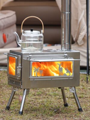 Portable Stainless Steel Wood Stove