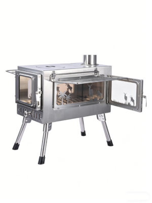 Portable Stainless Steel Wood Stove