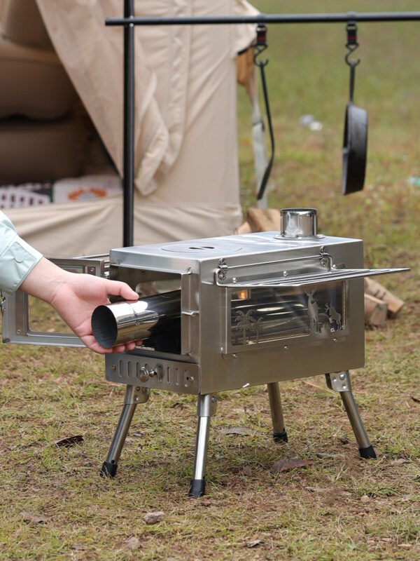Portable Stainless Steel Wood Stove
