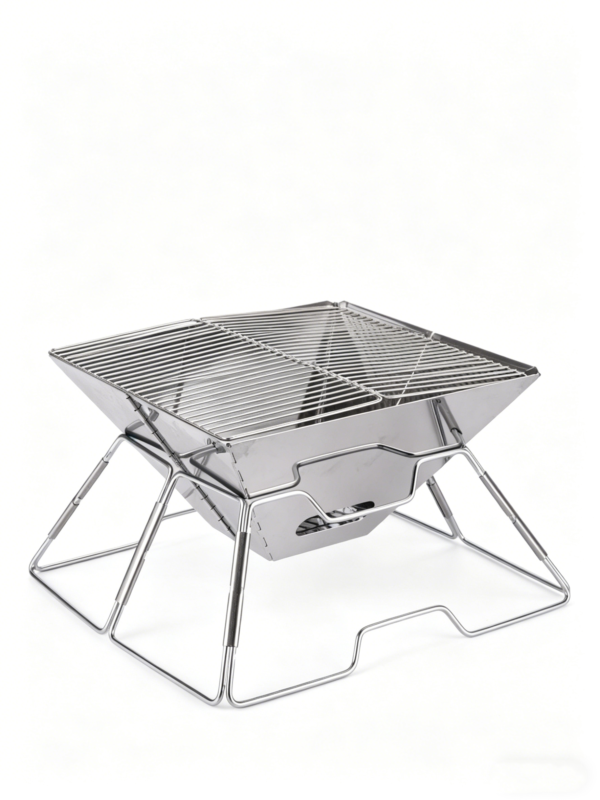 Stainless Steel Folding Barbecue Grill