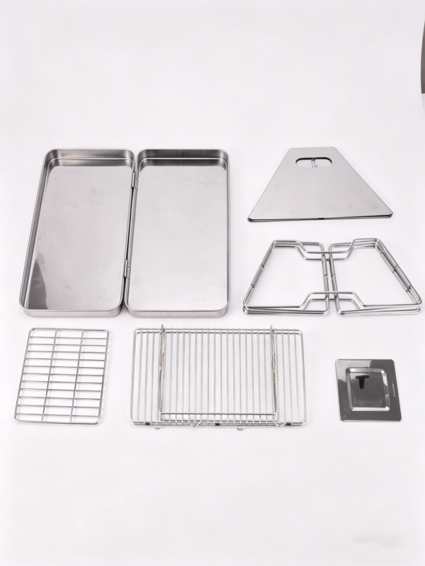 Stainless Steel Folding Barbecue Grill