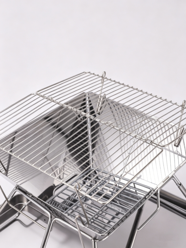 Stainless Steel Folding Barbecue Grill