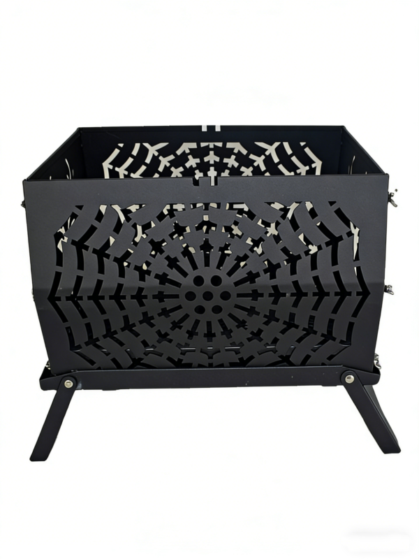 Carbon Steel Fire Pit for Outdoor Courtyard